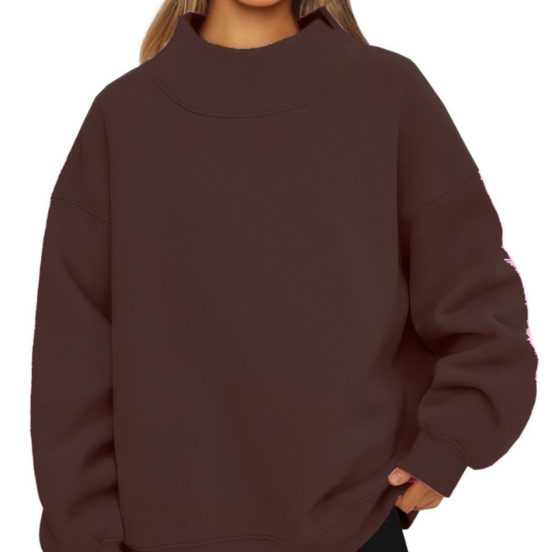 Cleo™- Högkragad Oversize Sweatshirt
