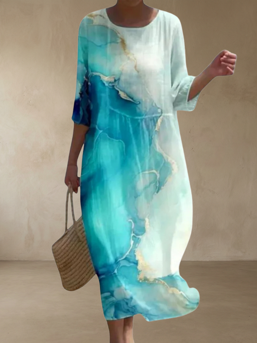 Hayley™ – Stilfull blommig maxiklänning