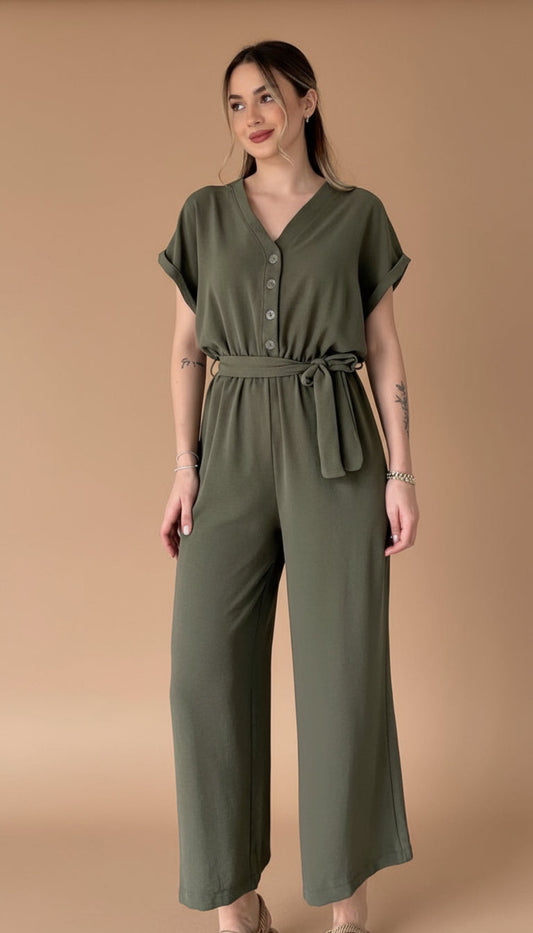 Verona™ - V-ringning Jumpsuit