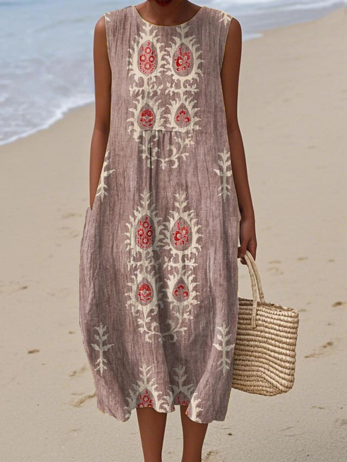 Helen™ - Vintage Etnisk Klänning