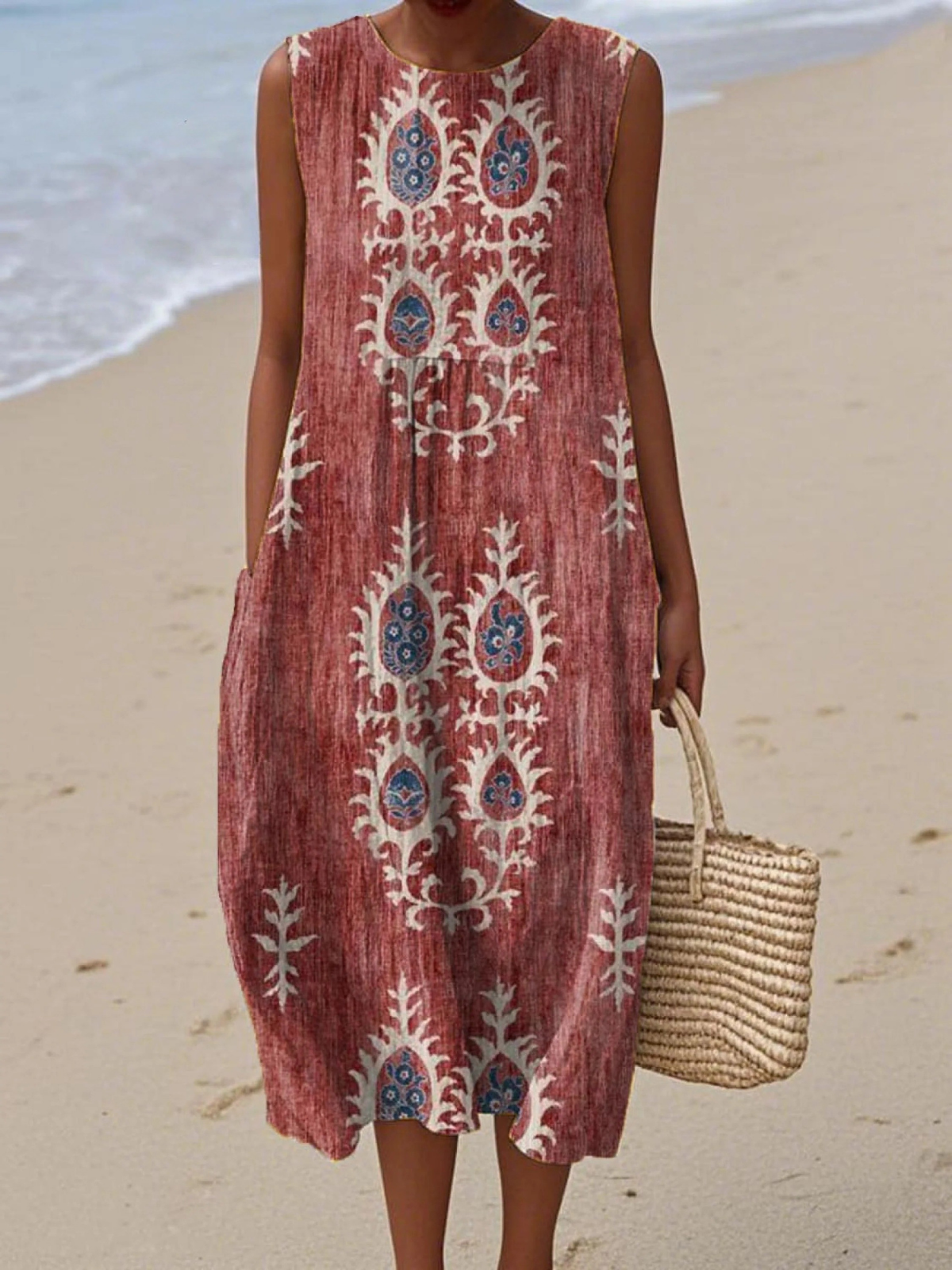 Helen™ - Vintage Etnisk Klänning