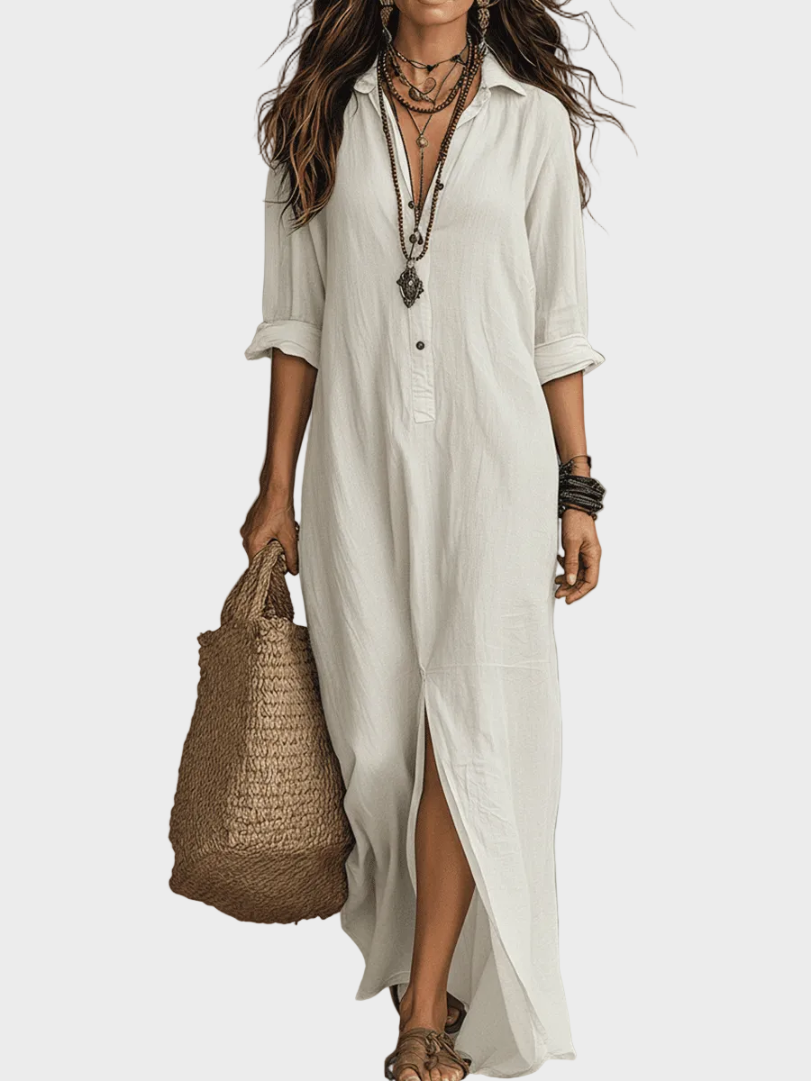 Delilah™ - Knäppning Bohemisk Klänning