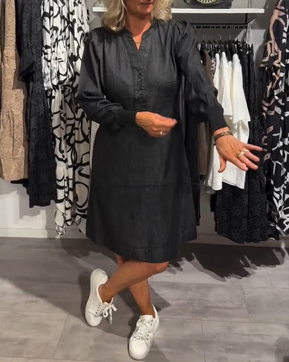 Maika™ - Knappfram Klänning