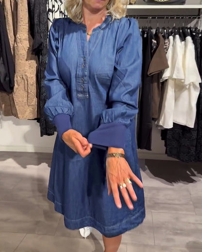 Maika™ - Knappfram Klänning