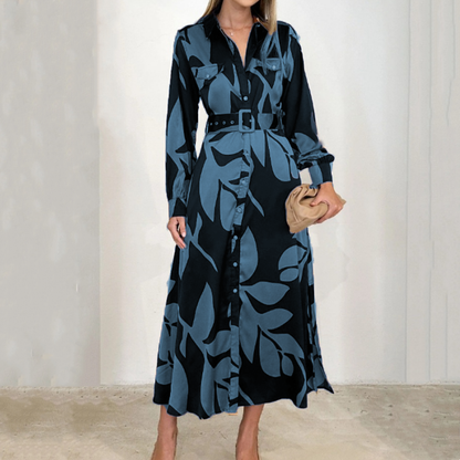 Thricia™ – Elegant Mönstrad Maxiklänning