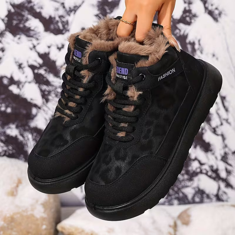 Aveline™ - Varm Plyschankelstövlar