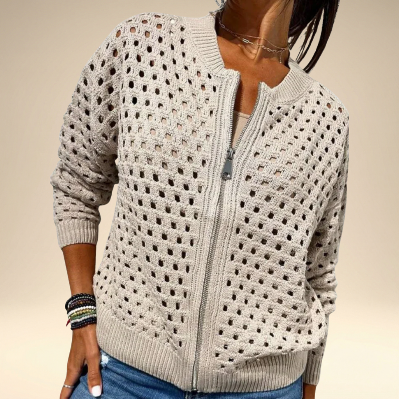 Desire™ - Knappar Stickad Kofta