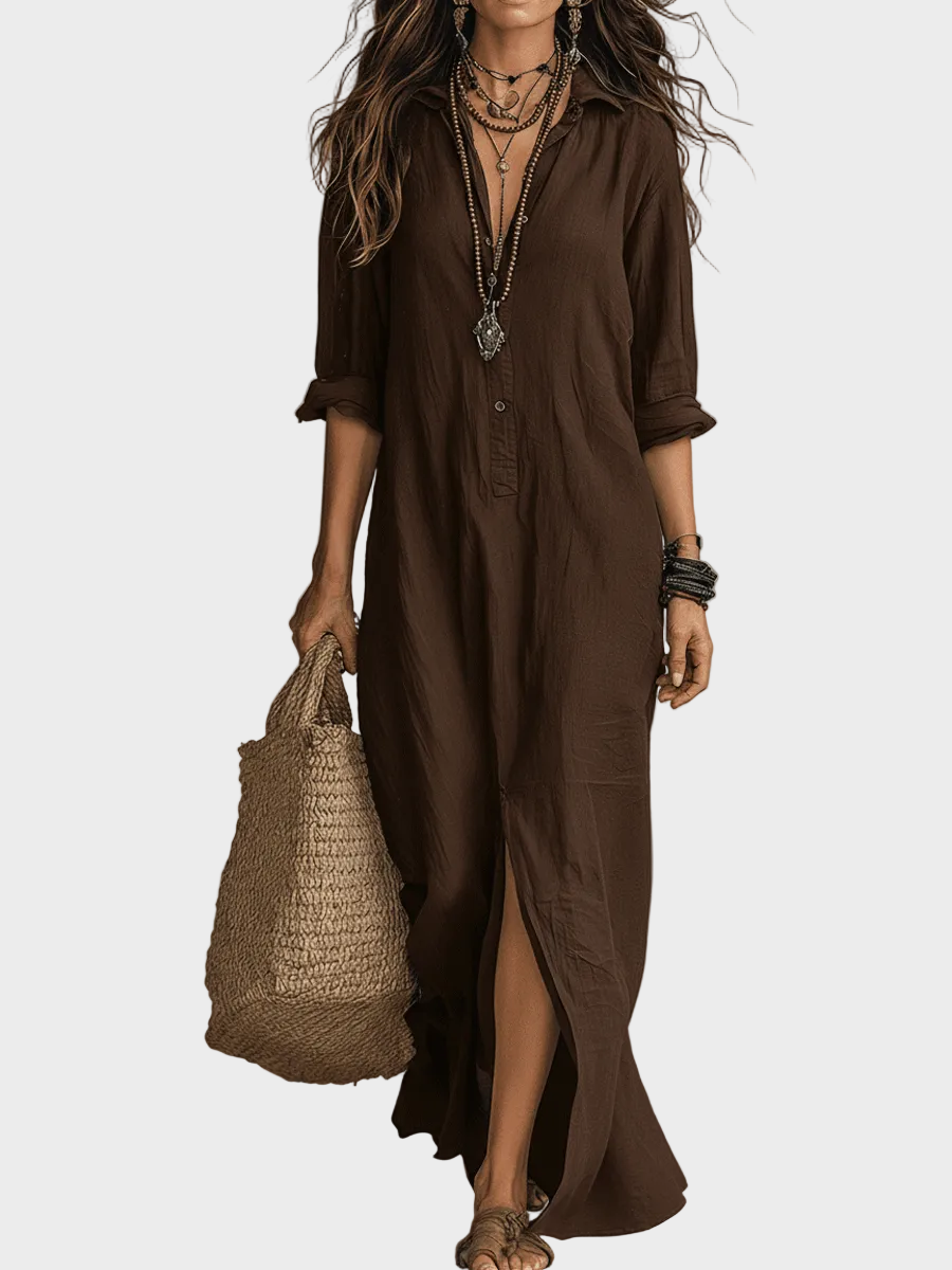 Delilah™ - Knäppning Bohemisk Klänning