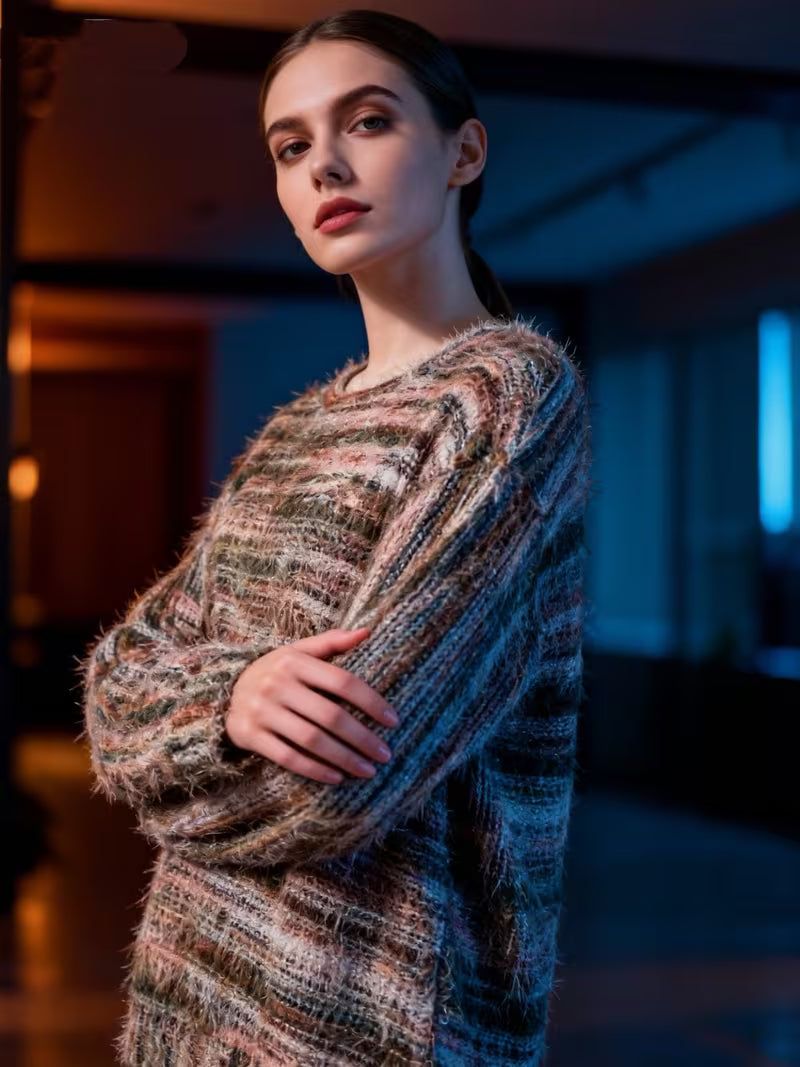 Arielle™ - Mjuk Stickad Tröja