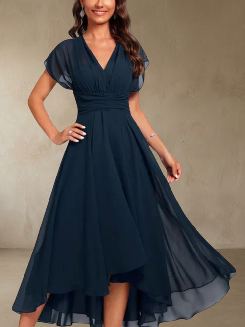 Christina™ – V-ringad A-linje klänning