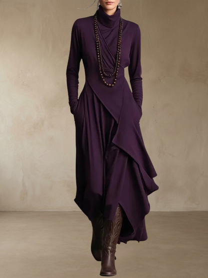 Violet™ – Plisserad maxiklänning