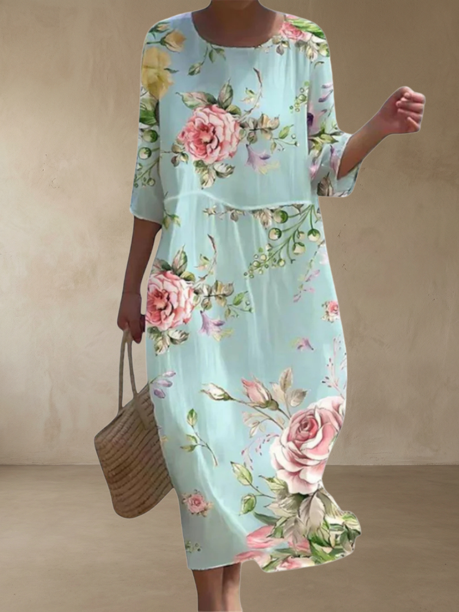 Hayley™ – Stilfull blommig maxiklänning