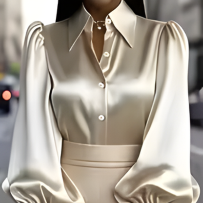 Aiza™- Satinskjorta