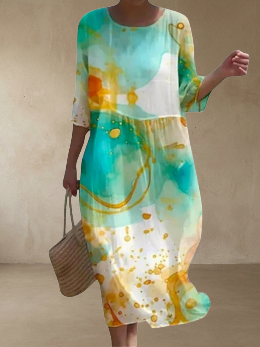 Hayley™ – Stilfull blommig maxiklänning