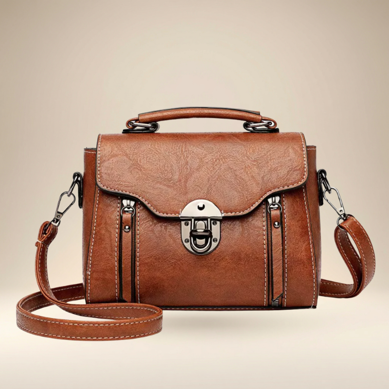 Zoe™ - Tidlös elegans i läder med axelrem