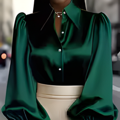 Aiza™- Satinskjorta