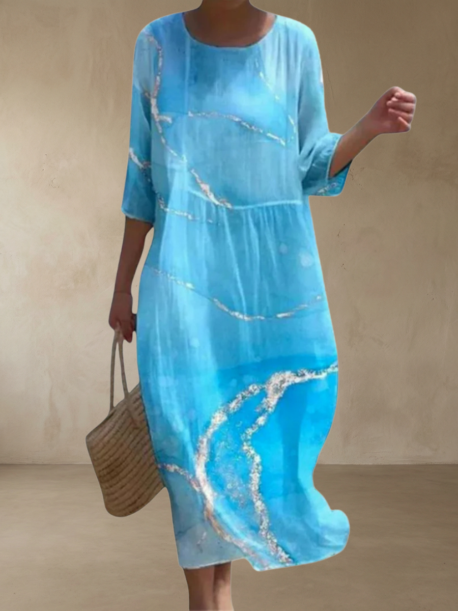 Hayley™ – Stilfull blommig maxiklänning