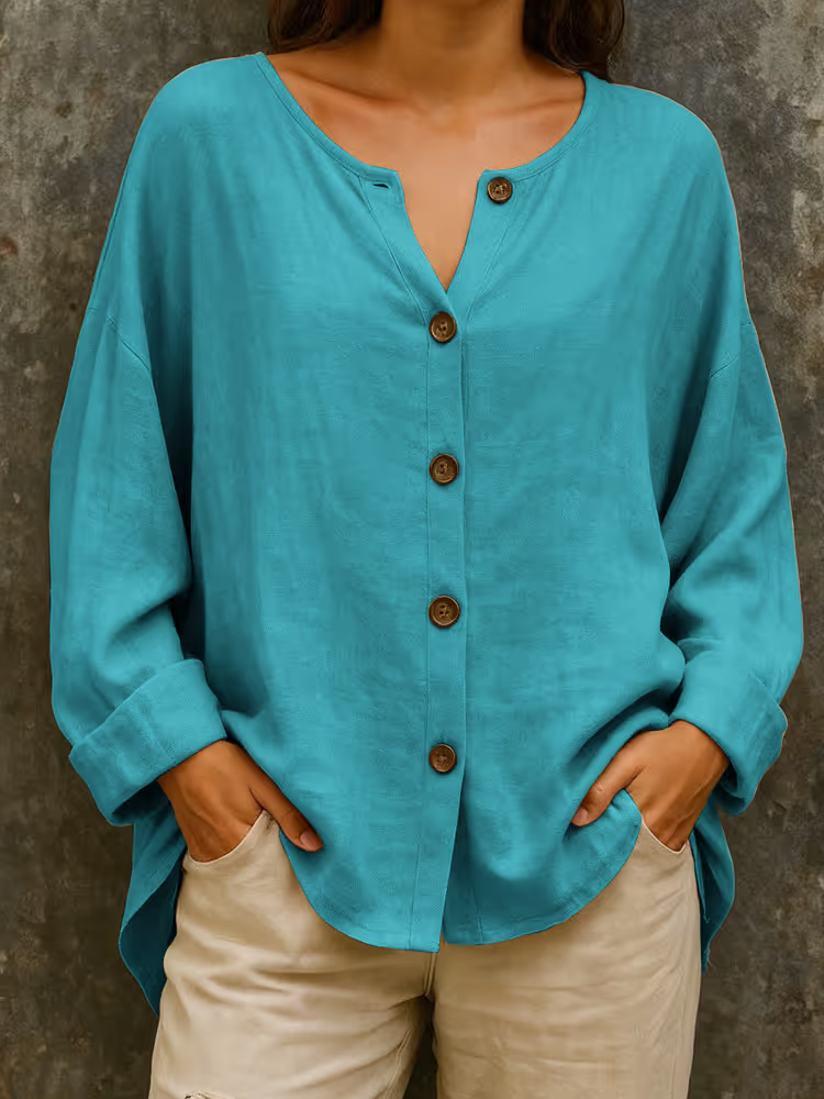 Alwina™ – Knapp Skjorta