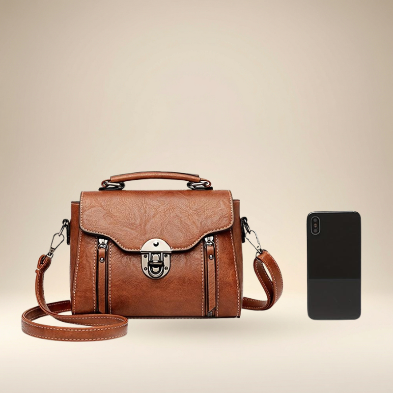 Zoe™ - Tidlös elegans i läder med axelrem