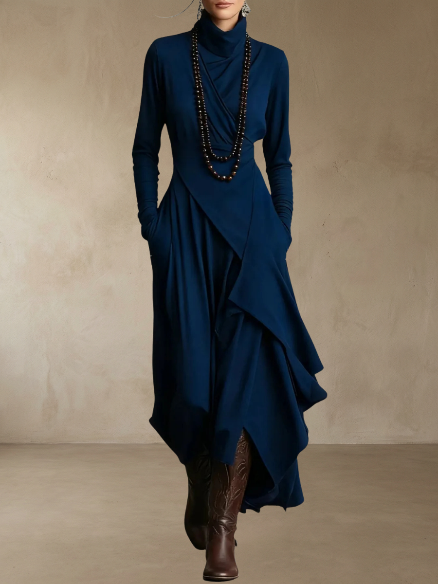 Violet™ – Plisserad maxiklänning