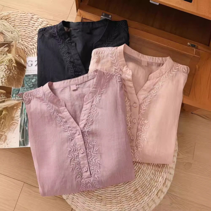 Stella™ - Elegant Broderad Blus