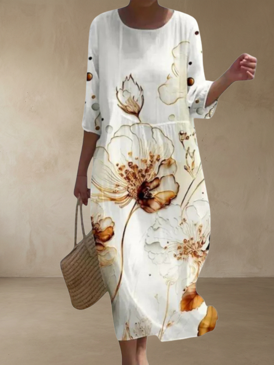 Hayley™ – Stilfull blommig maxiklänning