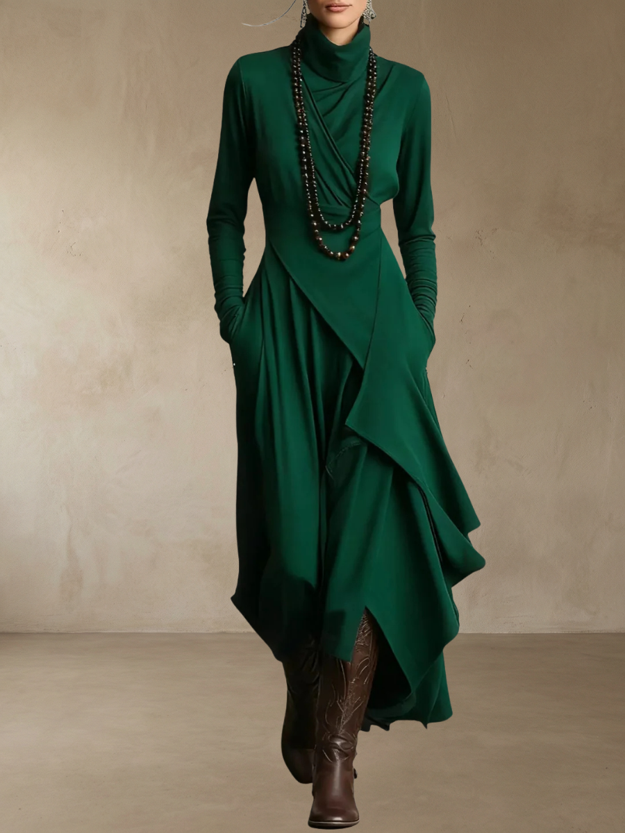 Violet™ – Plisserad maxiklänning