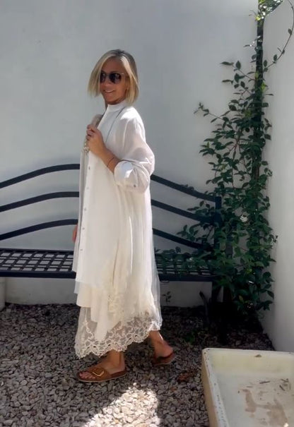 Amilya™ - Elegant Klänningsset i Spets