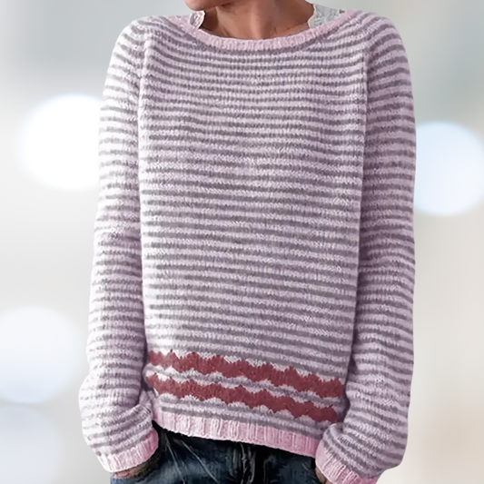 Zara™ – Randig Avslappnad Tröja