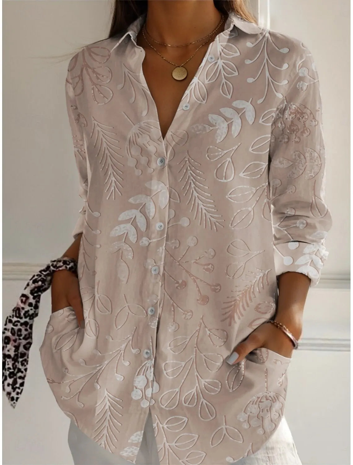 Vivienne™ – Mönstrad Blus