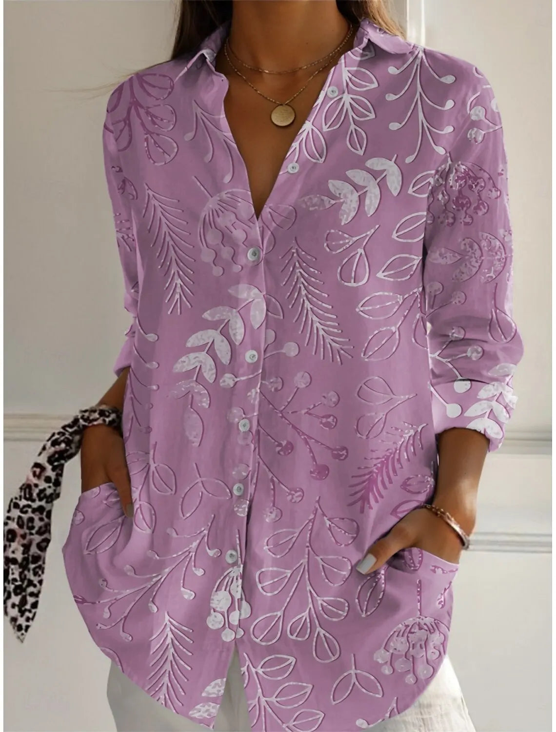 Vivienne™ – Mönstrad Blus