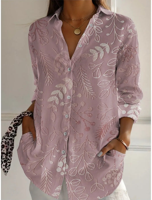 Vivienne™ – Mönstrad Blus