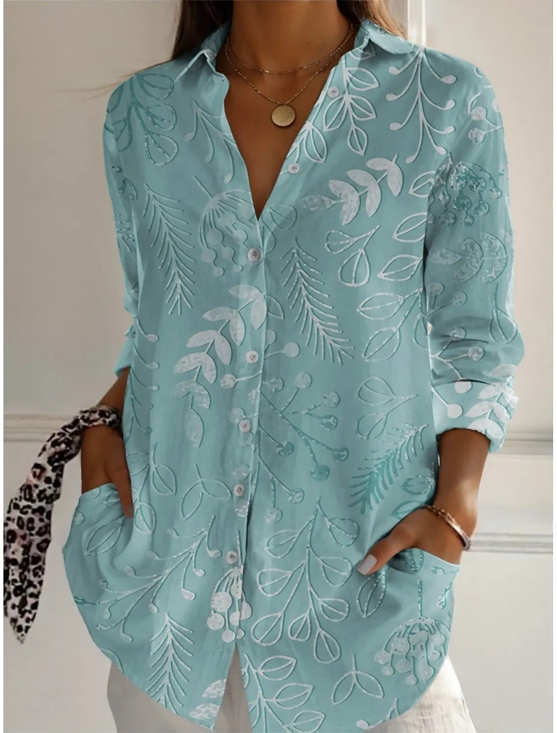 Vivienne™ – Mönstrad Blus