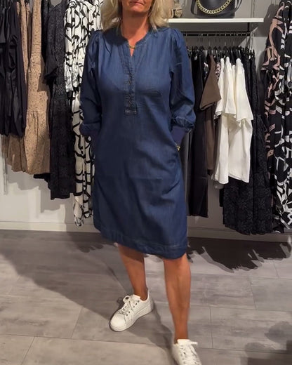 Maika™ - Knappfram Klänning